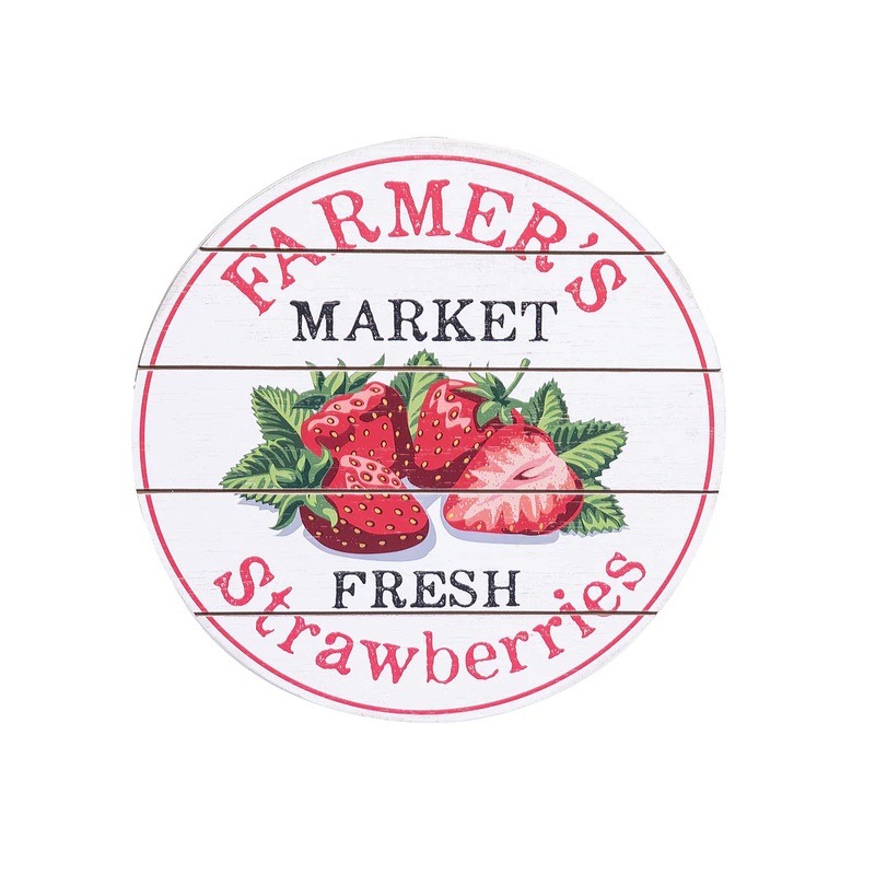 Strawberry Market Wall Decor