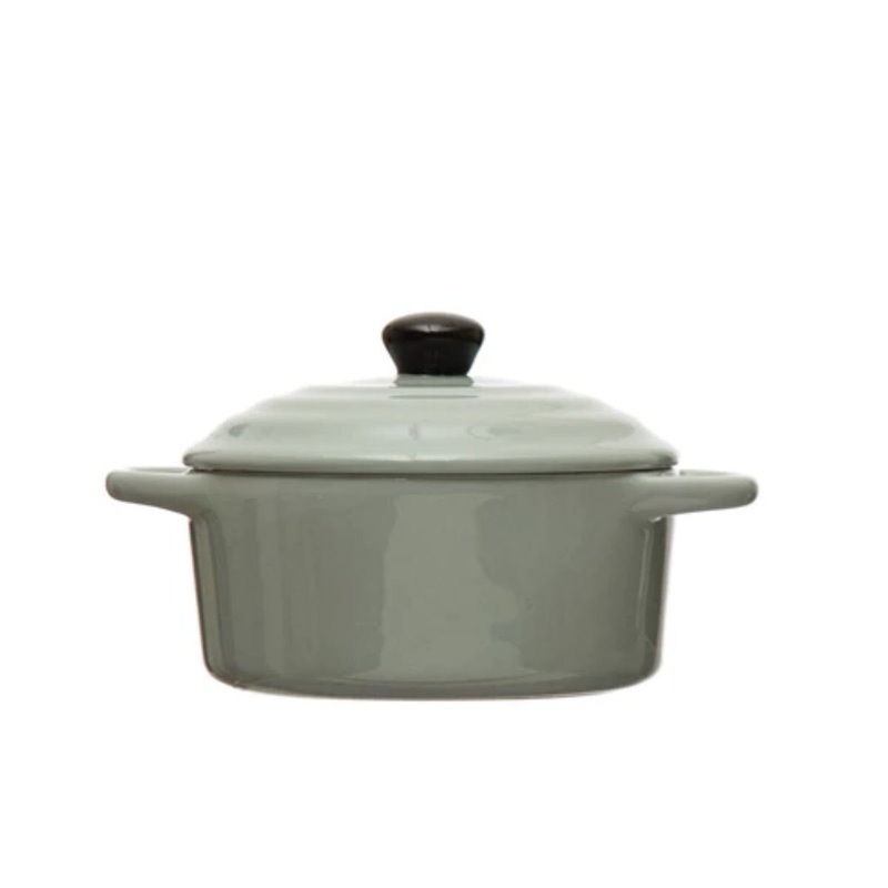 1 Cup Stoneware Mini Baker w/ Lid