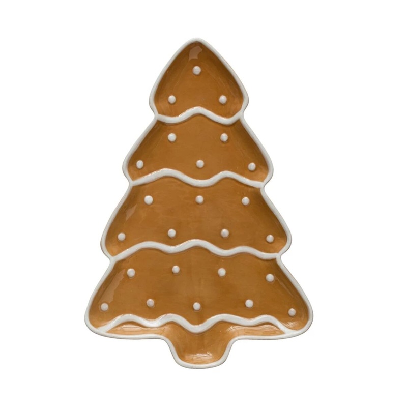 13 Gingerbread Tree Platter