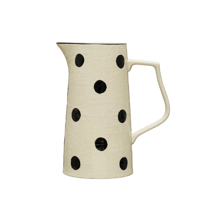 2-1/2 qt Pitcher with Dots