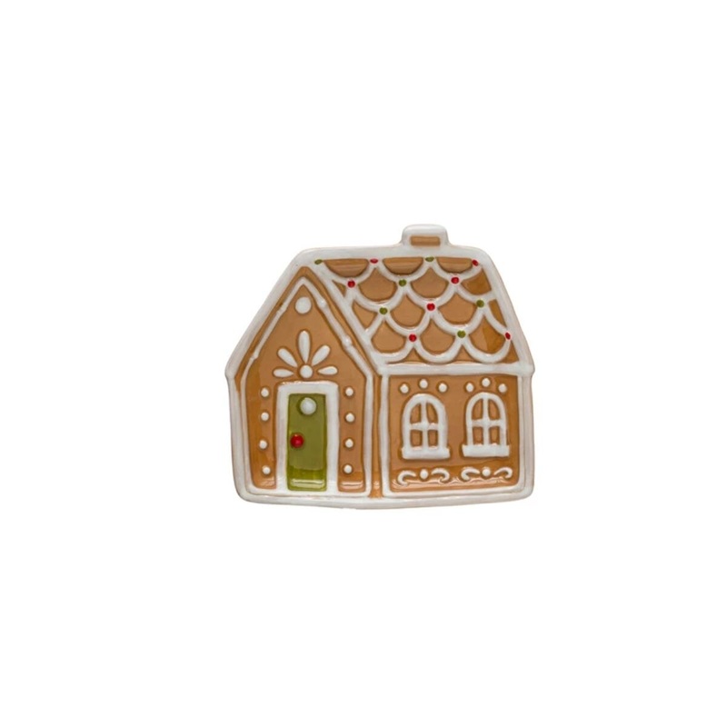 6 Gingerbread House Plate