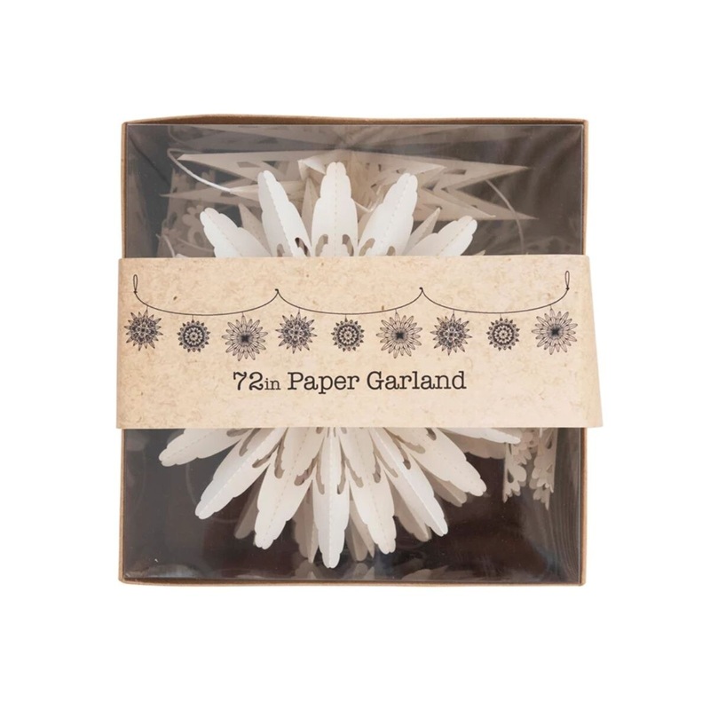 72 Snowflake Garland