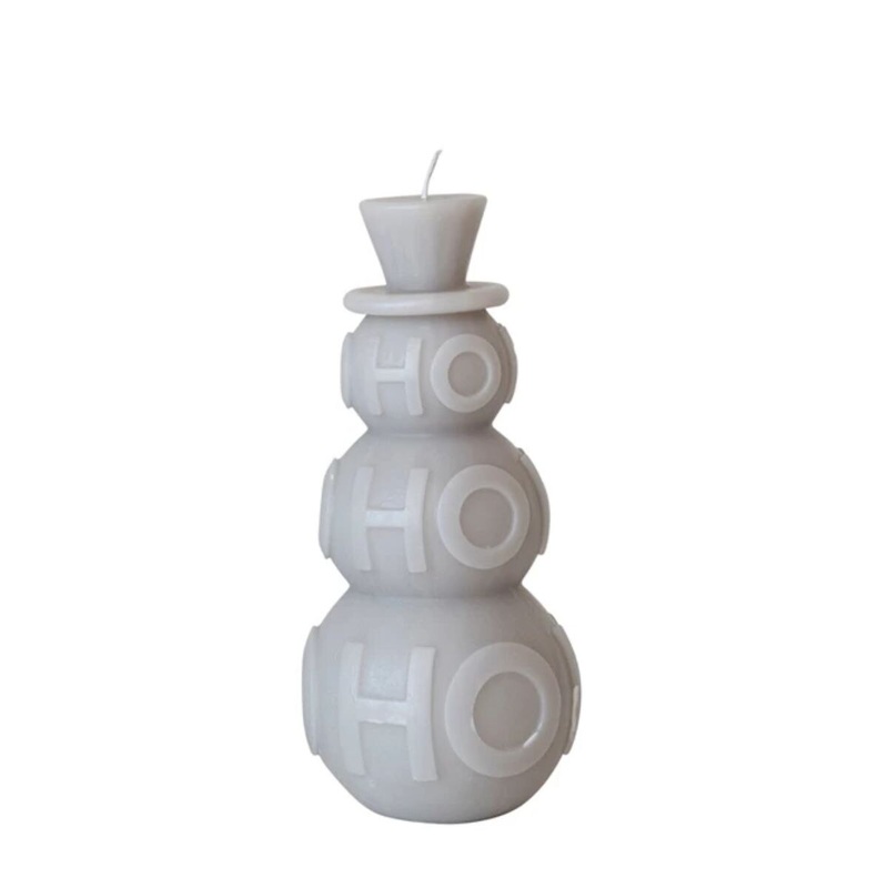9 Snowman Candle