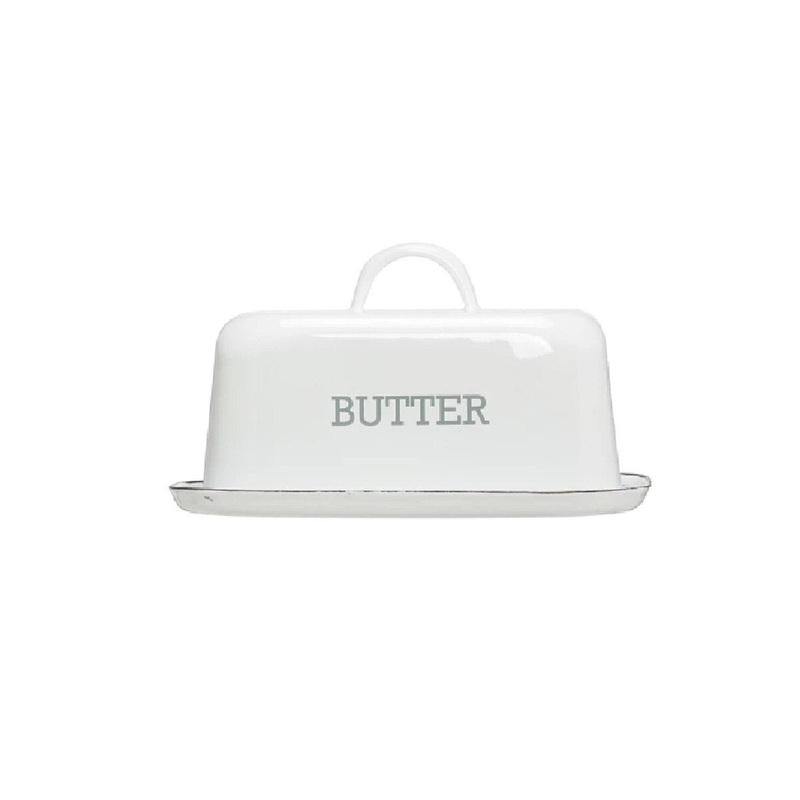 Butter Enameled Butter Dish