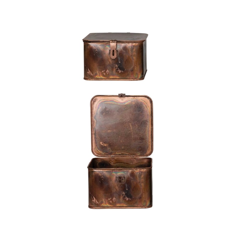 Copper Metal Box- Large