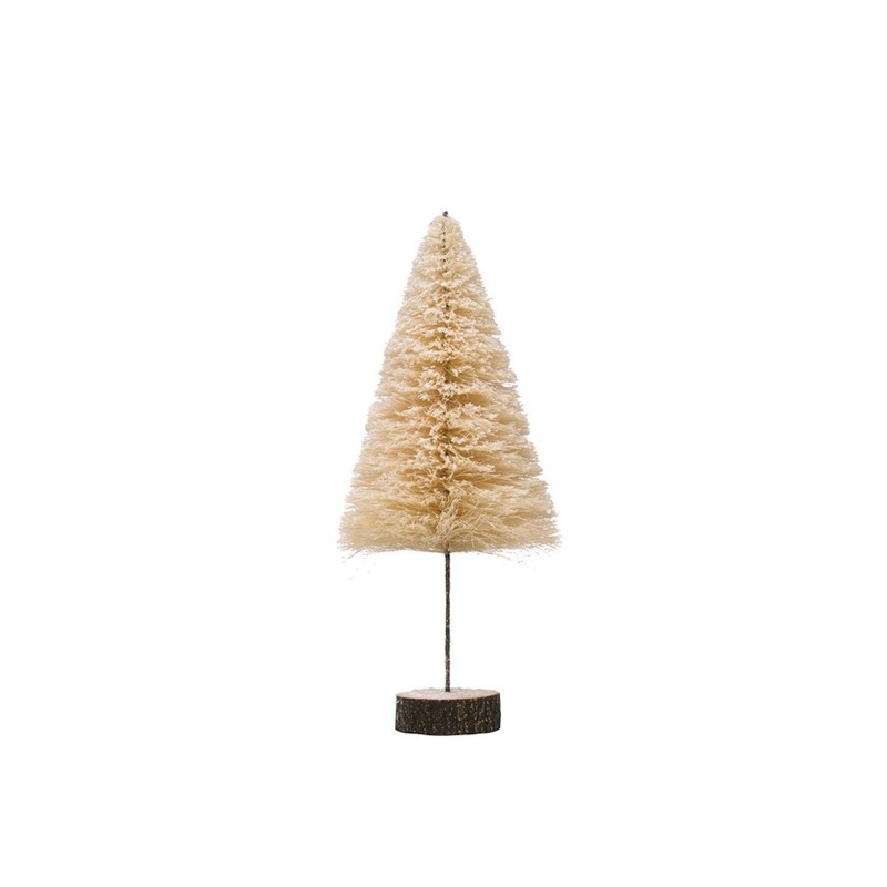 Cream Bottle Brush Tree – Large