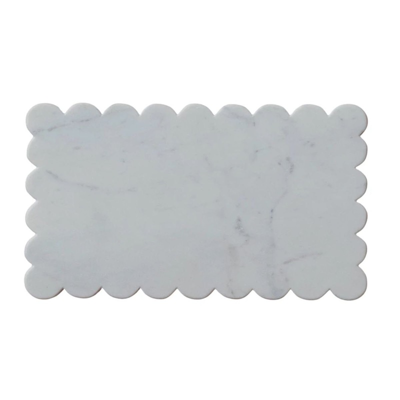 Marble Cheese w/ Scalloped Edge