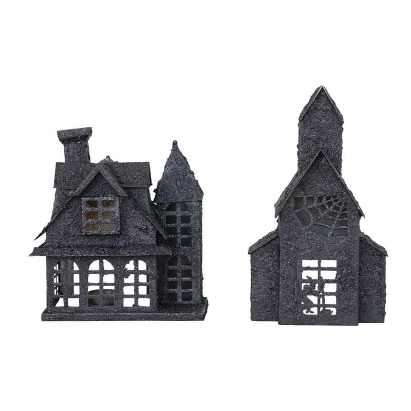Metal House Distressed Black