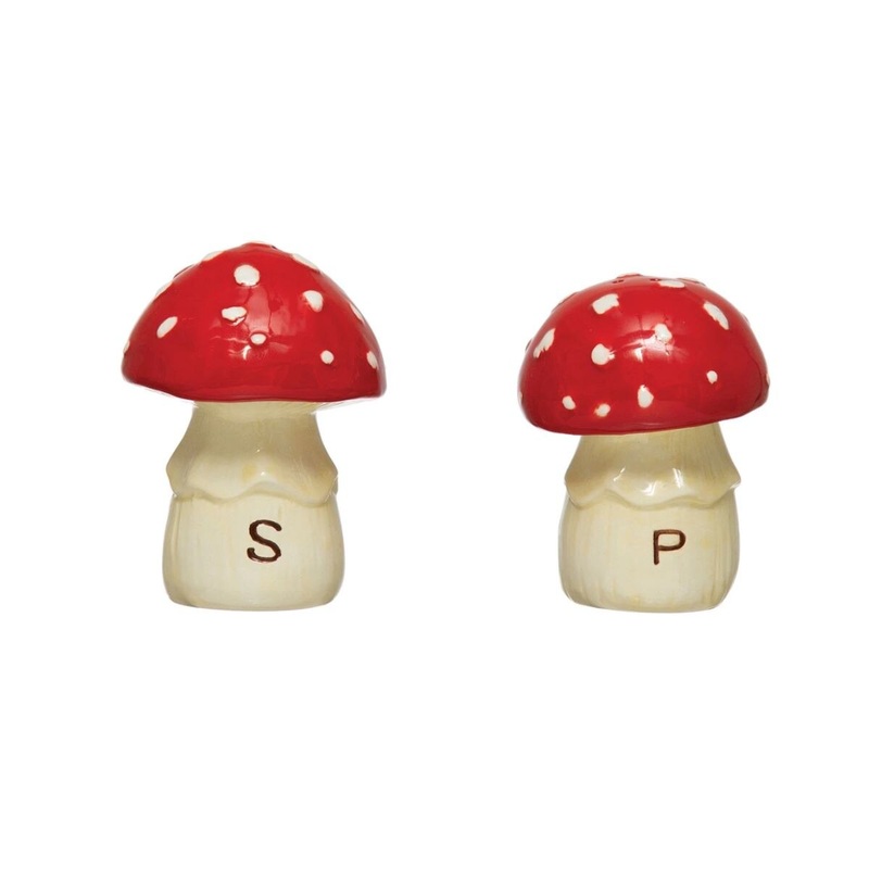 Mushroom Salt & Pepper Shakers