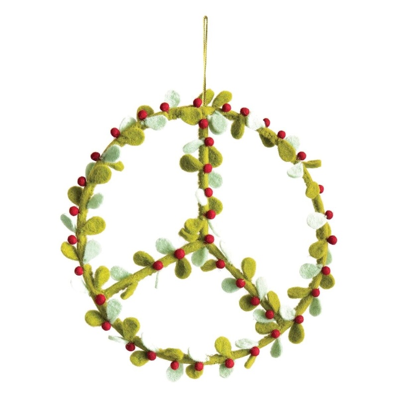 Peace Sign Wreath