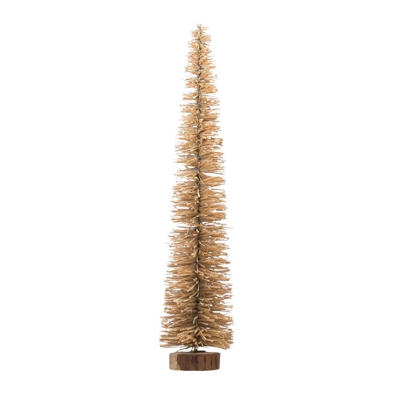 Wood Bottle Brush Tree – Large