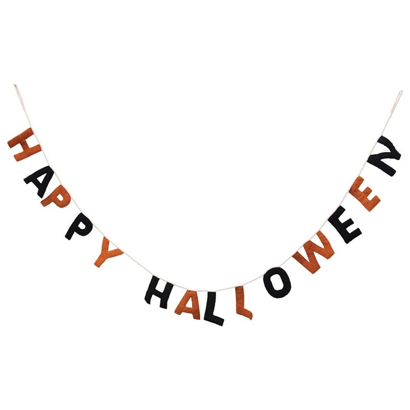 Wool Felt Halloween Banner