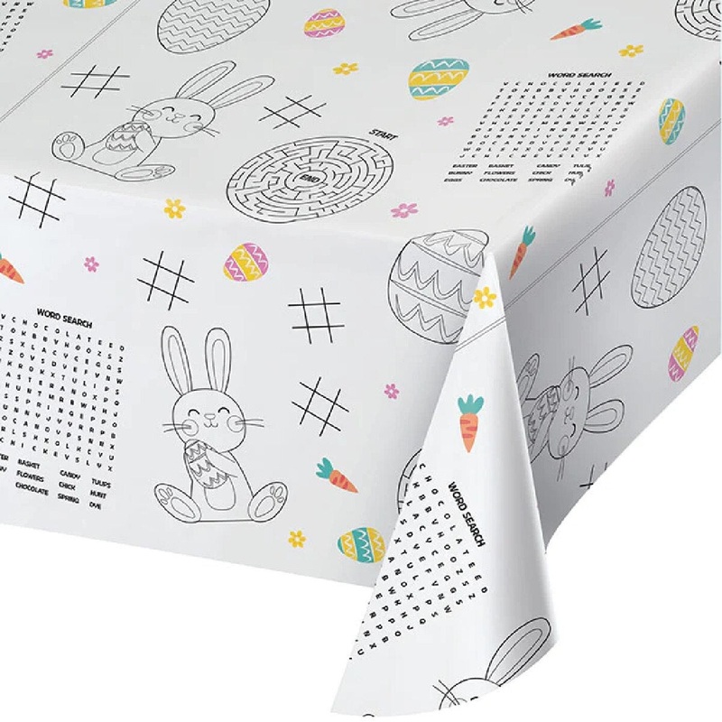54 x 88  Kids Easter Table Cover