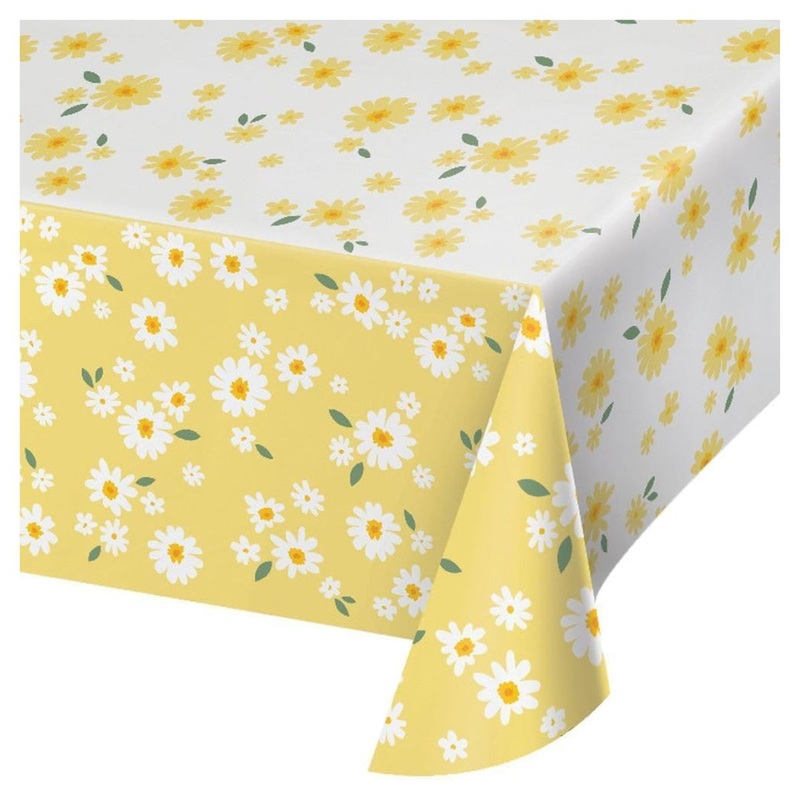 54 x 96 Sweet Daisy Table Cover