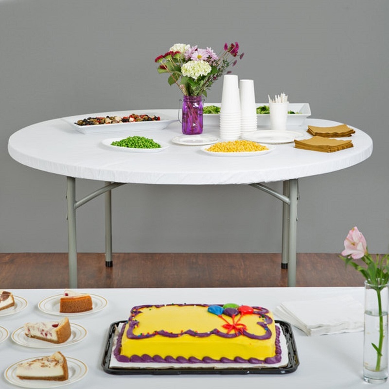 60 White Table Cover