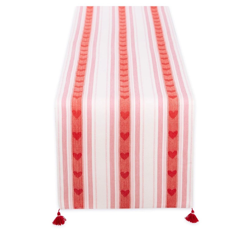 All My Love Stripe Jacquard Table Runner