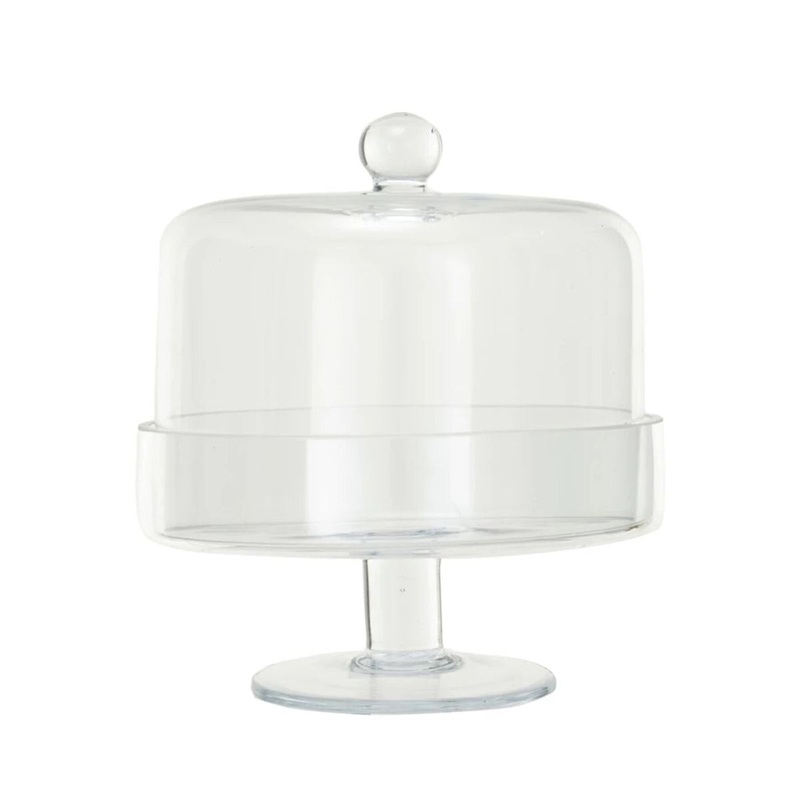 Cake Pedestal W/Glass Cover