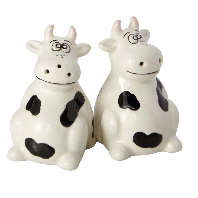 Cows Ceramic Salt & Pepper Shakers