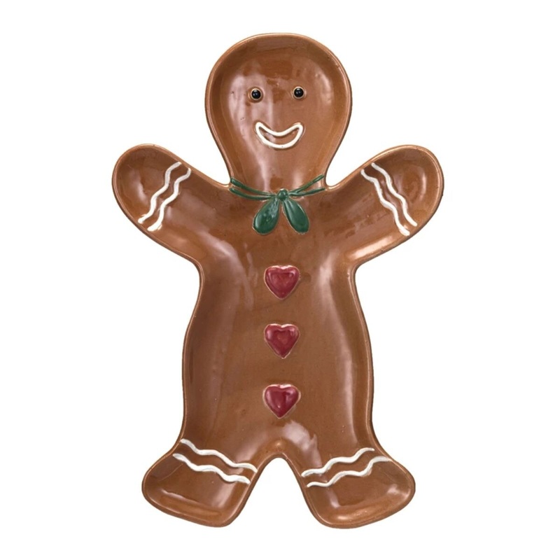 Gingerbread Man Plate