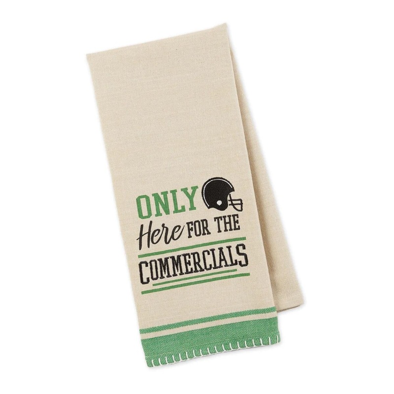 Here For The Commericals Dish Towel