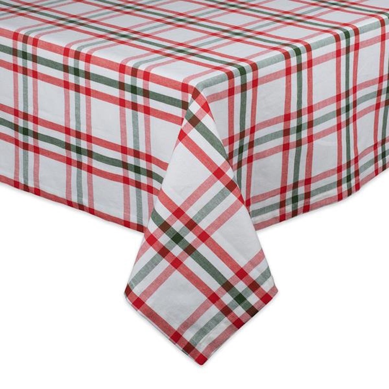 Nutcracker Plaid 60 x 84 Table Cloth