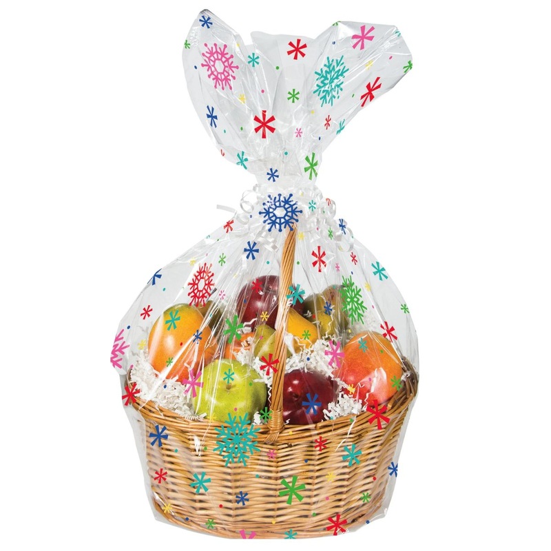 Snow Flake Basket Bag