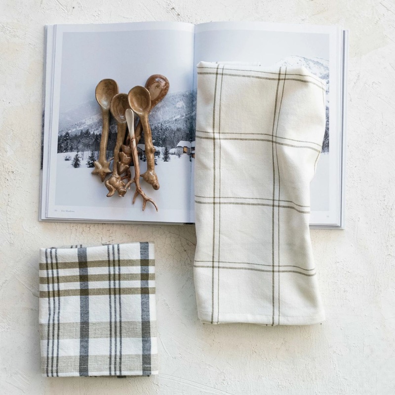 Stonewashed Cotton Tea Towel
