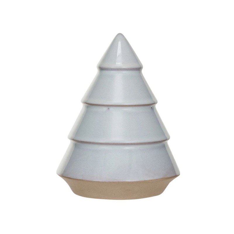 White & Unglazed Stoneware Tree