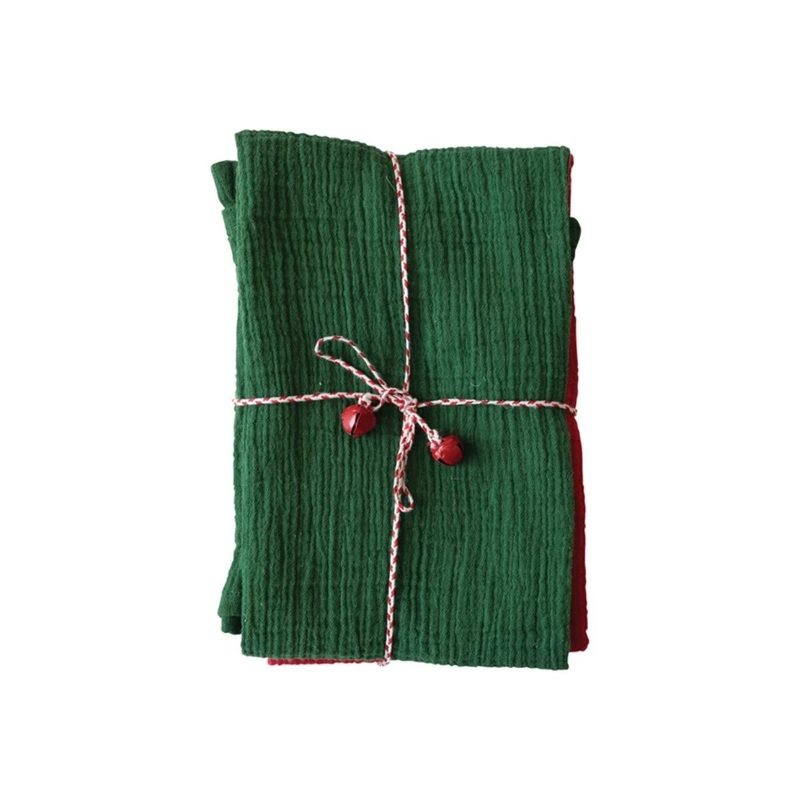 Woven Cotton Double Cloth Tea Towel