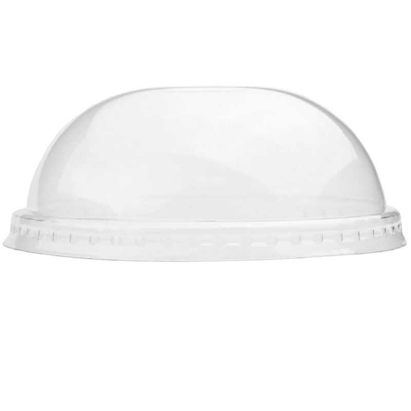 12 oz Clear Dome Ice Cream Cup Lids