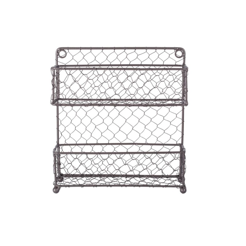 2-Tier Chicken Wire Spice Rack