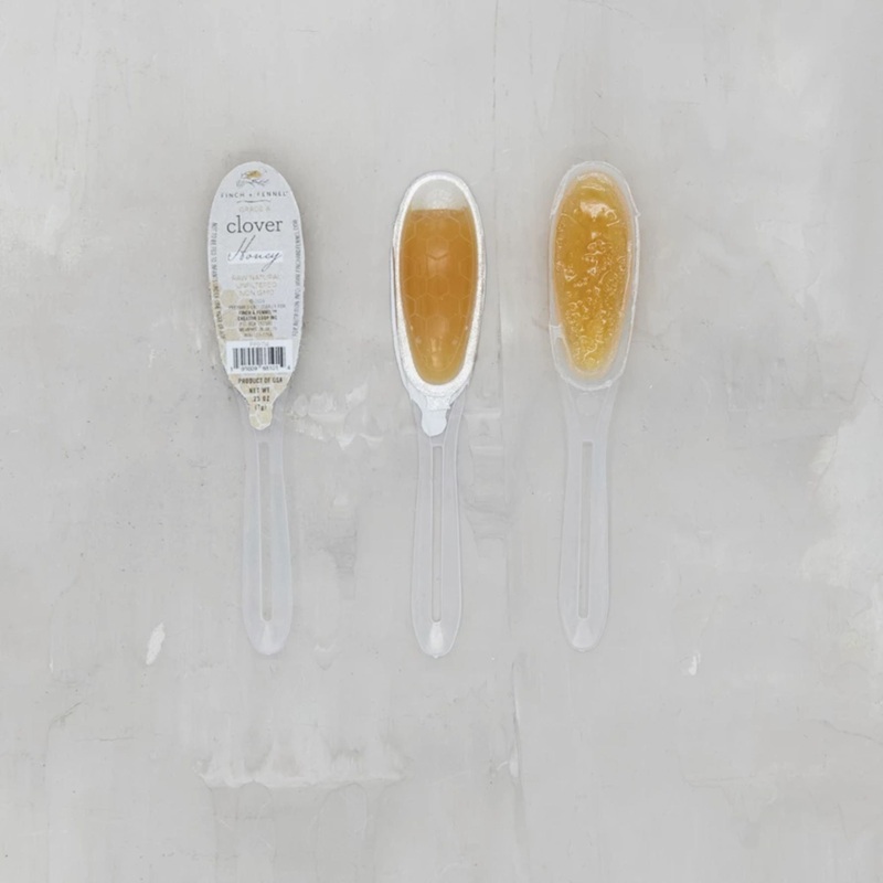 .25 oz. Unfiltered Clover Honey Filled Spoons