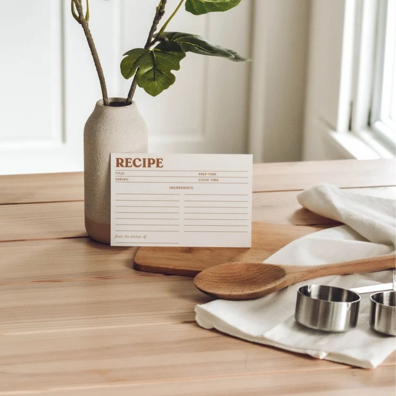 Farmhouse Recipe Card 12/set