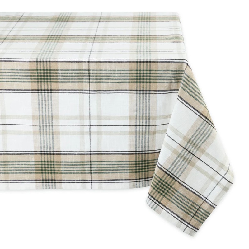Green House Plaid Tablecloth – 60 x 84