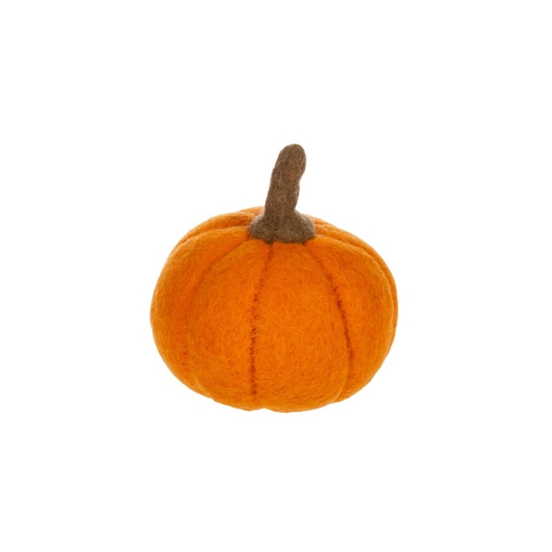Handmade Felted Wool Pumpkin