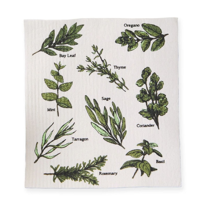 Herbs Swedish Dish cloth