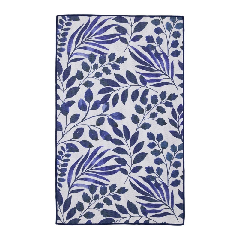 Indigo Botanicals Printed Microfiber Dish towel
