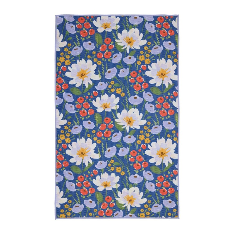Poppy’s Day Printed Microfiber Dish towel