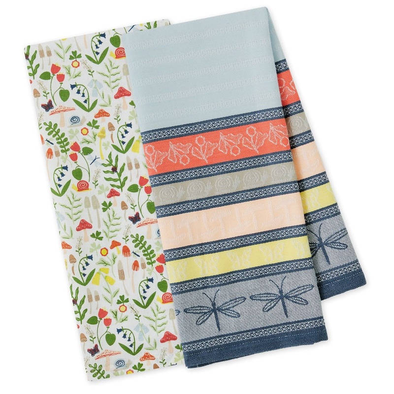 Spring Cottage Dishtowel Set of 2