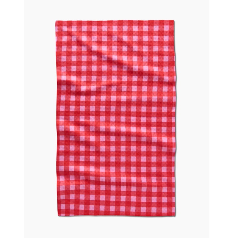 Cherry Gingham Tea Towel
