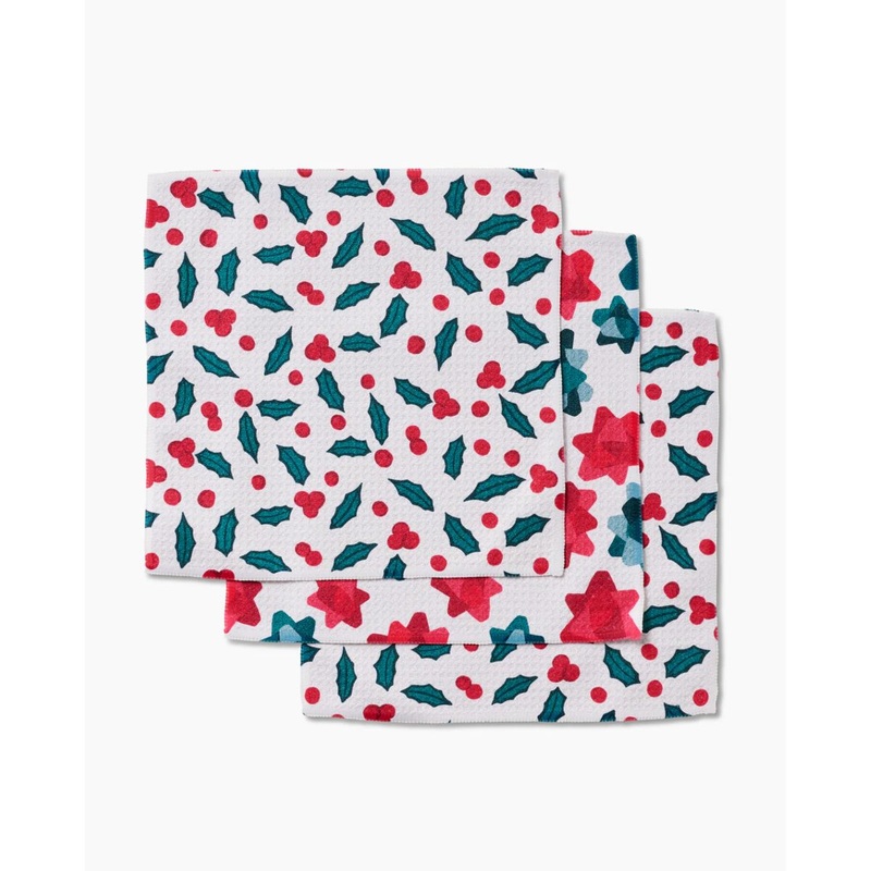 Christmas Bows Dish Cloth