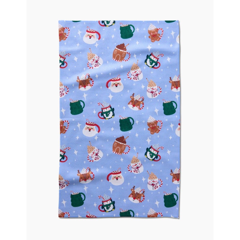 Christmas Mugs Tea Towel