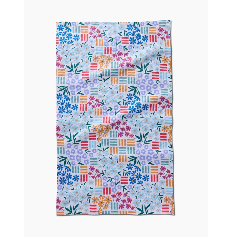 Floral Garden Tea Towel