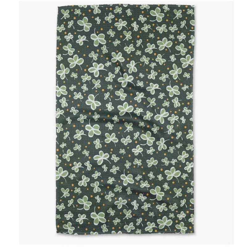 Four Leaf Fun Tea Towel