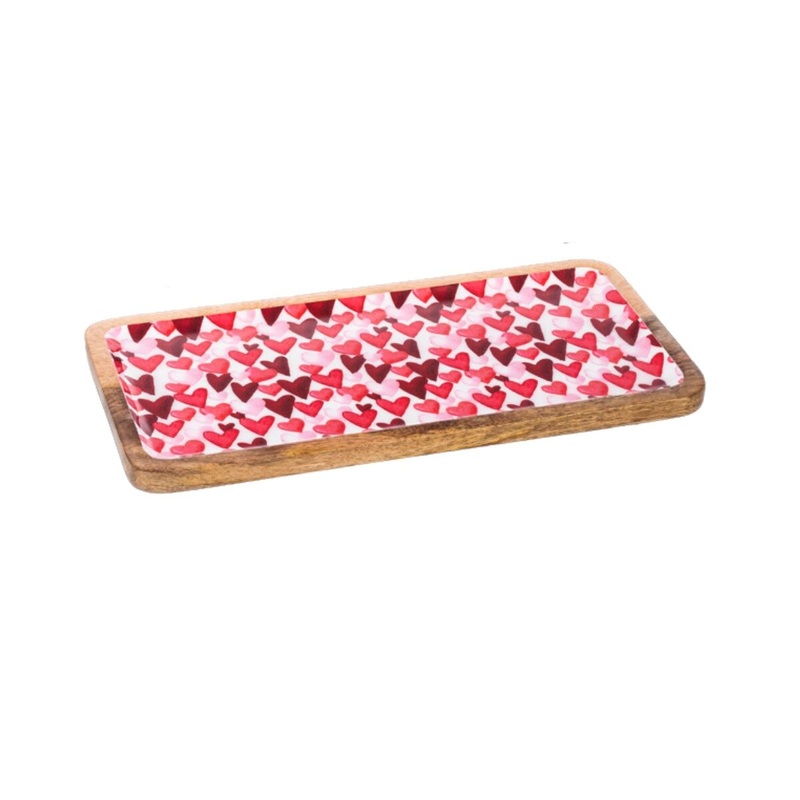 Heart Pattern Serving Tray- Small