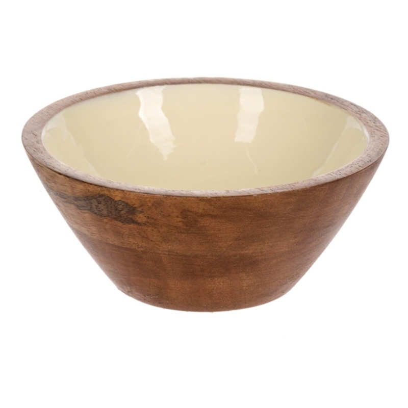Ivory Inlay Dip Bowl
