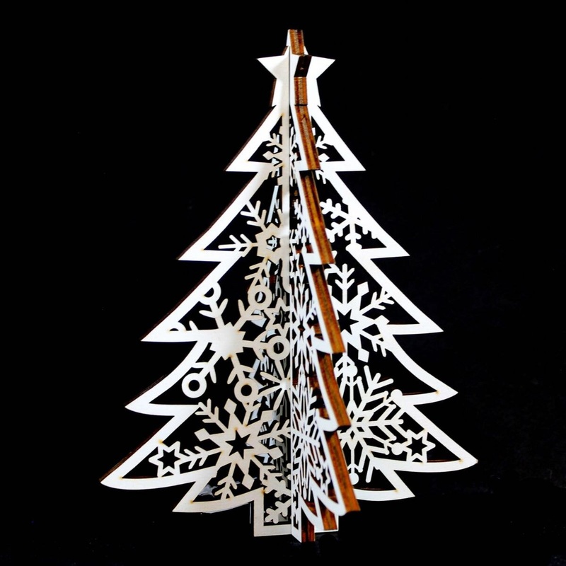 Laser Cut Christmas Trees Small