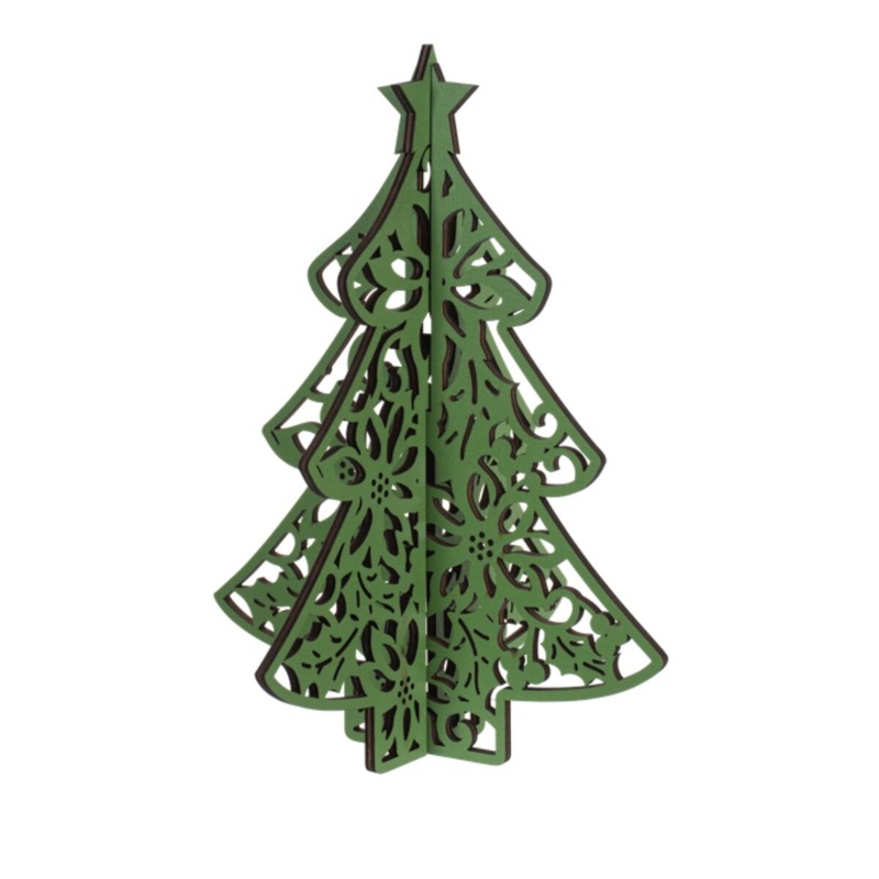 Lasercut Christmas Tree Figurine