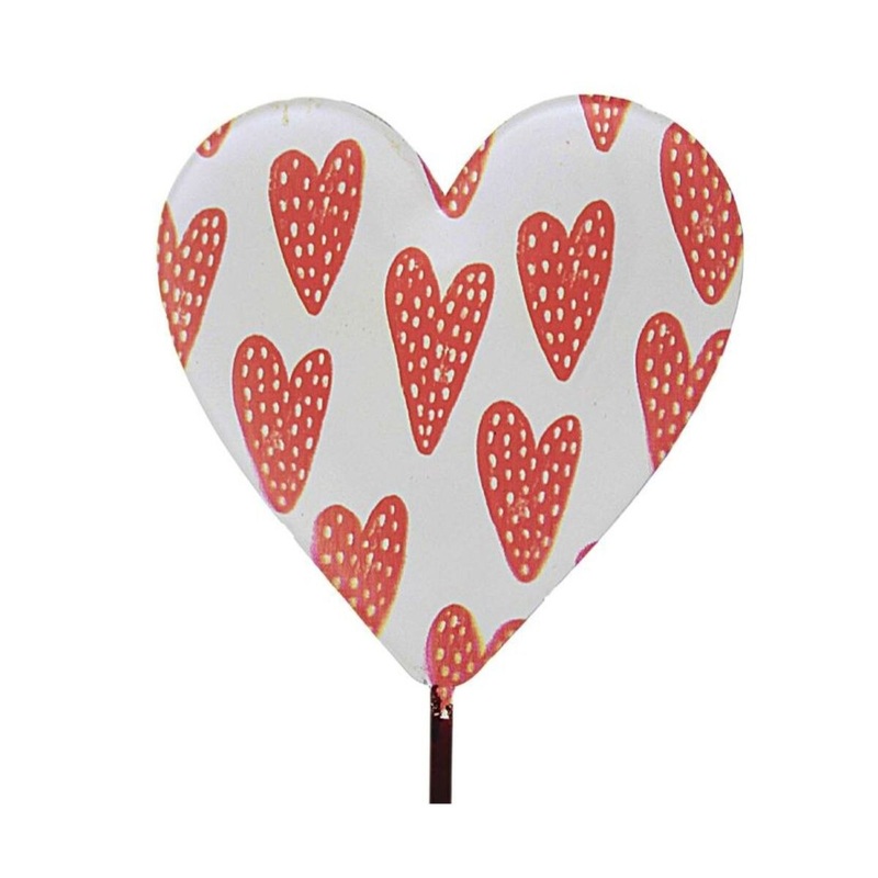 Printed Heart On Stand
