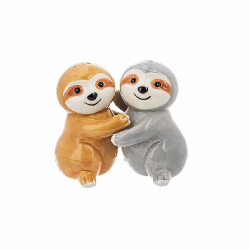 Sloths Hugging Salt & Pepper Shakers